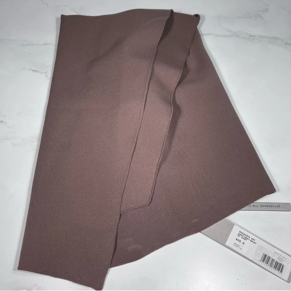 Rick Owens Rent Maxi Bodycon Skirt in Dust - Picture 6 of 14